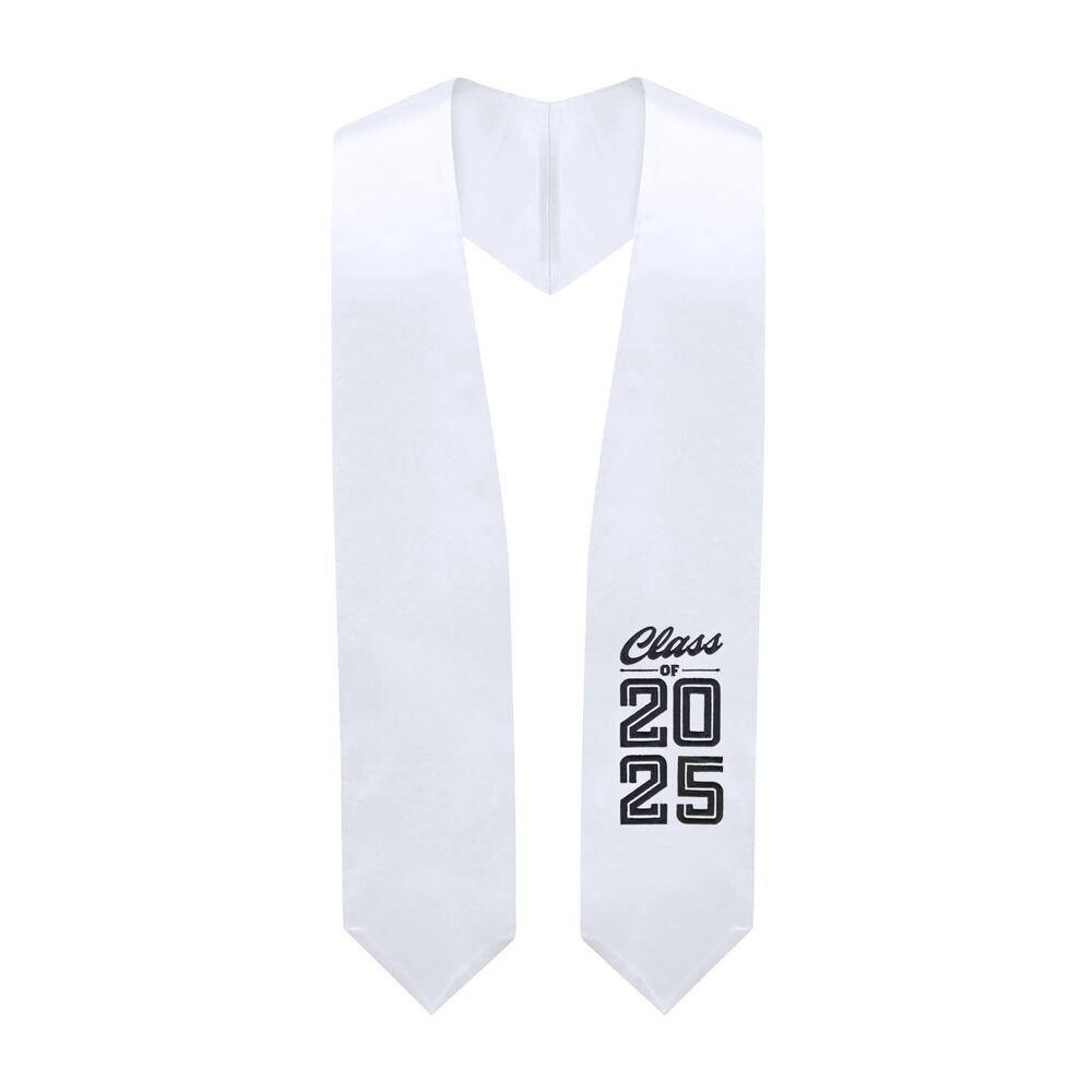 6069 Stole Class of 2025 With Classic Tips Unisex Adult 62" Long